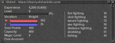 Signature for player Uhtred